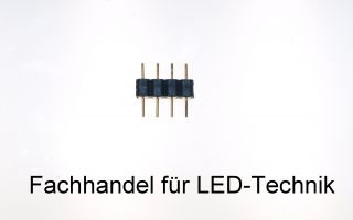 LED RGB Stecker Pinstecker RGB Zubehör 4Pin Verbinder