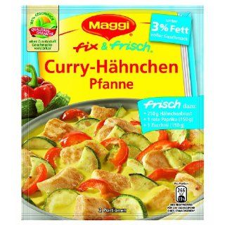 Maggi Fix Curry Hähnchen Pfanne, 35er Pack (35 x 44 g Beutel) 