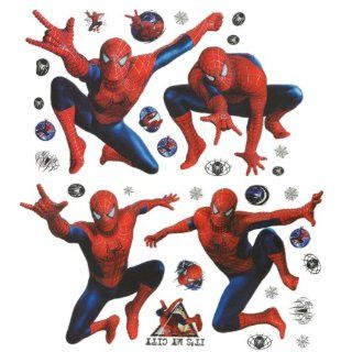 31 tlg. Set Wandtattoo XL / Fensterbild / Sticker groß Spiderman