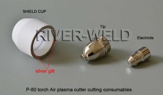 80 Air plasma cutter consumables suit PANASONIC 90pcs