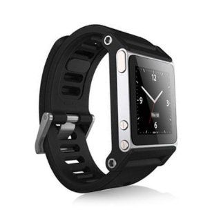 Alienwork Pod to Watch(Uhr) Aluminium+Silikon Armband für Apple iPod