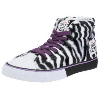Vision Streetwear Zebra Hi 138011, Herren Sneaker, braun, (Zebra/black