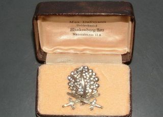 Goldenes Eichenlaub zum RK 1939 im Etui   Ritterkreuz / Eisernes Kreuz