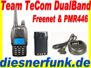 TEAM TeCom DUALBAND FREENET & PMR446 VHF UHF DUOBANDER