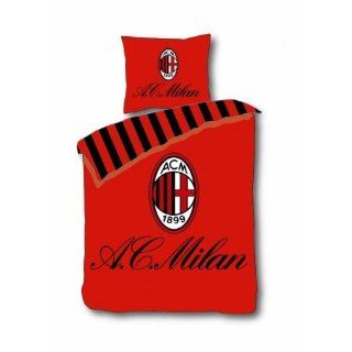 AC Mailand Bettwäsche Einzelbett/Single ca. 140x200 cm 100%Baumwolle