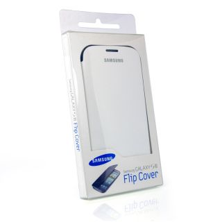 Genuine Samsung Galaxy S3 I9300 Flip Cover   Marble White   EFC