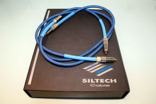 SILTECH SQ 88 Classic G5 High End RCA Kabel, 2x 1,0 m, WBT 0101