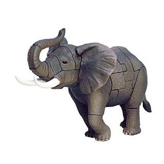 Wildtier   afrikanischen Elefant   4D 3D Puzzle   Modell Bausatz