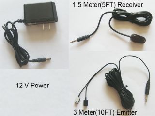 IR Infrared Remote Control Repeater Emitter Extender Adapter for DVD