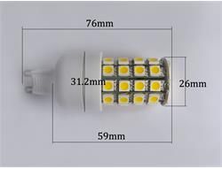 LED Lampen G9 49 SMD 5050 LEDs Warmweiß BIRNE Strahler Licht 5.5W