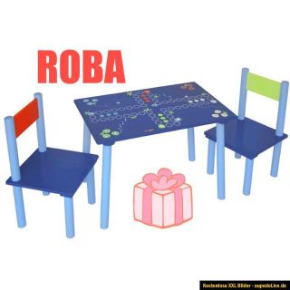 Roba*Sitzgruppe*3 teilig*Kindersitzgruppe*Spiele Platte*Tisch*2