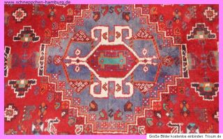 Orientteppich Persien Dywan Teppich rot wohl handgeknüpt carpet