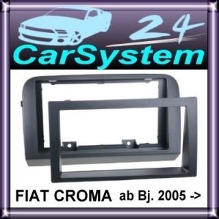 Fiat Croma Doppel DIN Radioblende Blende Rahmen #8 /483