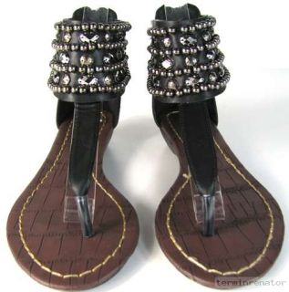 Damen Ankle Sandalen Sandaletten Schuhe Zehentrenner