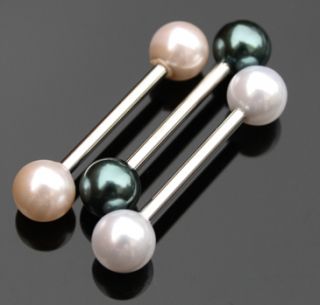 3er Set Zungen Piercing Perlen Design HBSQ 492