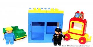 Lego Duplo Konvolut, Lok mit Batterie Antrieb Schienen, Flugzeug,Auto