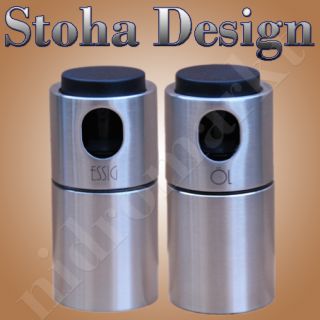 Stoha Design Edelstahl Set Essig Öl Spray hochwertig