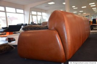 70er XL Sofa + Sessel Leder Italien Saporiti Tobias Scarpa ?Design