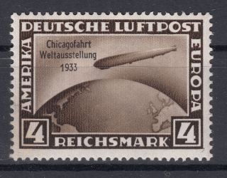 Reich 1933 CHICAGOFAHRT Weltausstellung Nr. 498 ** (R36M)