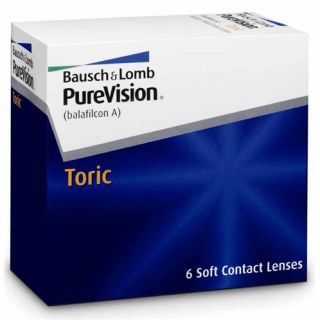 Bausch&Lomb PureVision Toric 6er Box Kontaktlinsen Linsen Optiker NEU