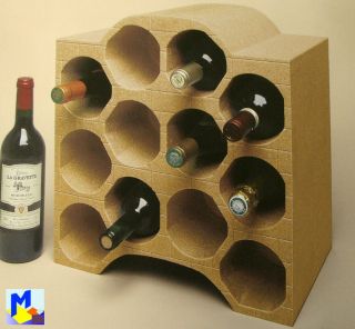 Weinregal / Flaschenbox terra Polystrol stapelbar Wein ideal und