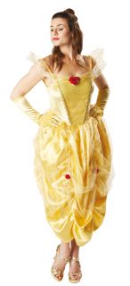 Damen Disney Belle Kostüm M Verkleidung Beauty And The Beast