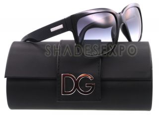 &GABBANA D&G DG Sunglasses DG 6063 BLACK 501/8G DG6063 AUTH