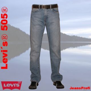 Levis 505 Regular STONEBLEACH Herren ( das Original ) Jeans Hose