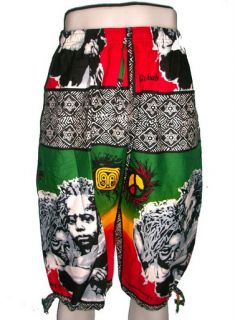 Afrika Rasta Reggae 3/4 Bermuda Hose Africa Baby`s shorts Trousers