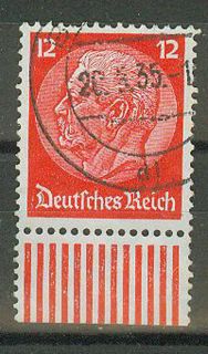 Briefmarken 1933/36 Hindenburg mit Rand Wz. Kreuze Mi 519 o