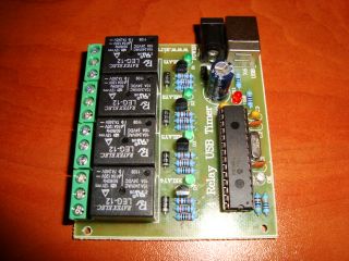 USB TIMER SWITCH TIME 4 RELAY PROGRAM CYCLIC WEEKLY MANUALLY KIT 10A