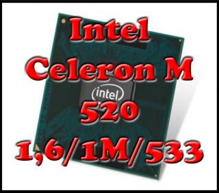Celeron M 520 1,6 GHz Sockel M Notebook CPU 1,6/1M/533 SL9WT