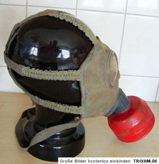 Gasmaske der Firma Stolzenberg Wehrmacht Luftschutz 2.WK 2.WW