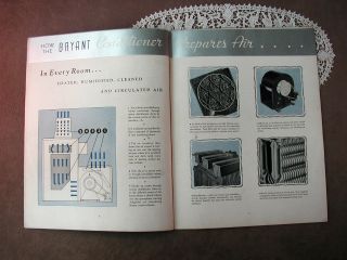 1936 BRYANT Gas Boilers Heating Furnace A/C Product Catalog