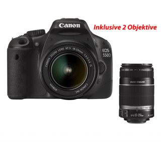 Canon EOS 550 D Spiegelreflexkamera EF S 18 55 IS EF S 55 250 IS Kit