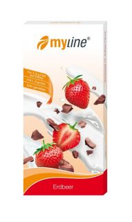 10x Inko myline Erdbeer Schokolade, 100g Tafel