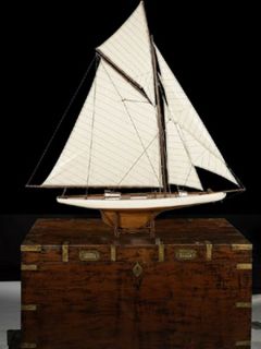 Schiffsmodell Segelboot  Americas Cup Columbia 1901 (medium)
