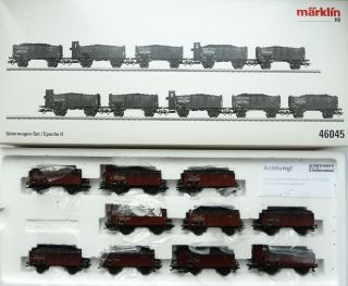 Märklin 46045 (#2)   10 Teiliges Güterwagen Set der DRG – Epoche 2