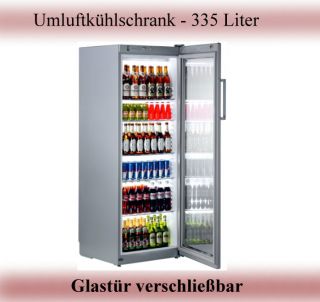Liebherr Umluft   Glastür   Kühlschrank FKvsl 3612   335 Liter mit