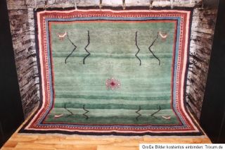 Handgeknüpfter Orientteppich PERSER Gabbeh tappeto/ tapis/ 250cm x