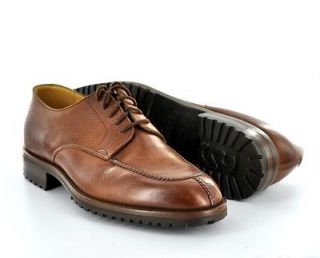 New Gravati Mens Shoes Moc Front Tie 15206 Brown   MADE IN ITALY $575