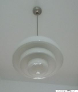 Deckenlampe Art Deco Lampe Bauhaus  Sistra getreppte Form  Chrom um