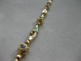 Damenarmband Armreif Gold 585 Gelbgold Diamanten