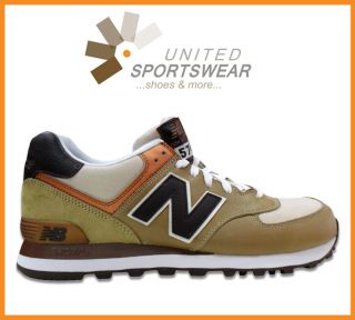 New Balance NB M 574 UKZ Schuhe Braun Brown Leder UVP 100 € Neu div