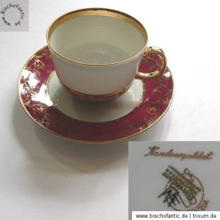 Bareuther Waldsassen Tee Kaffeetasse mit Unterteller