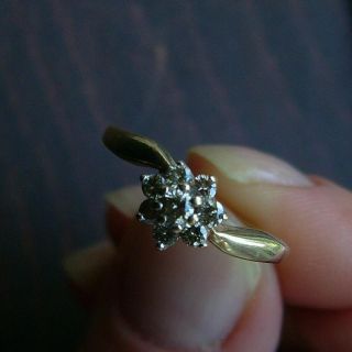 Damenring Goldring Ring Gold 585 mit Brillanten Echtgold Diamant super