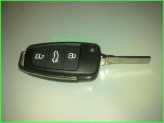 Audi Klapp Schluessel Gehaeuse 3 Tasten A3 S3 A4 S4 A5 S6 A6 A8 Q7 key