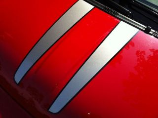 Abarth 500 Ferrari Tributo 595 Zierstreifen Motorhaube CARBON ORIGINAL