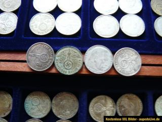 100 Stück Silbermünzen 2 Reichsmark Drittes Reich , Deutsches Reich