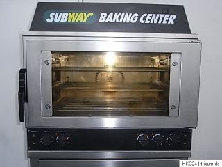 Subway Einrichtung Backofen MIWE Baking Center m. Gärschrank
